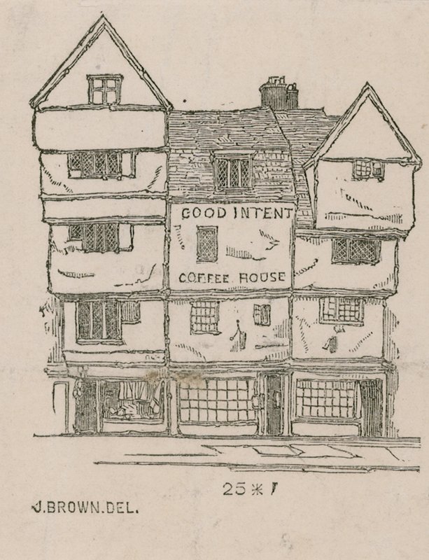 Hus i Long Lane, West Smithfield af English School