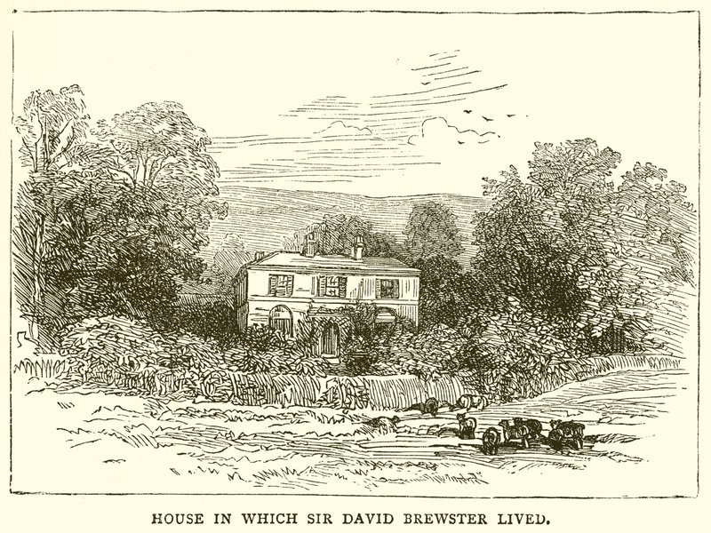 Hus, hvori Sir David Brewster boede af English School