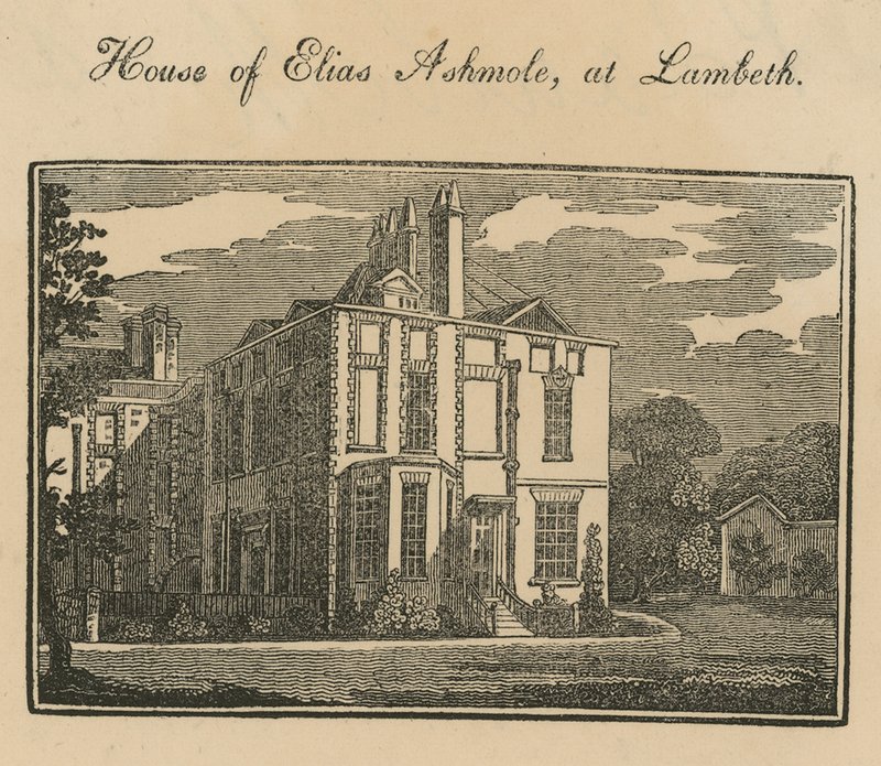 House of Elias Ashmole ved Lambeth af English School