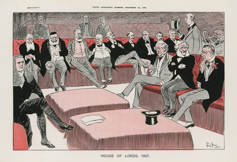 House of Lords, 1907 af English School