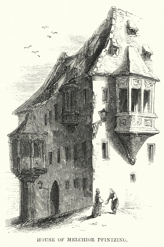 House of Melchior Pfintzing (gravering) af English School