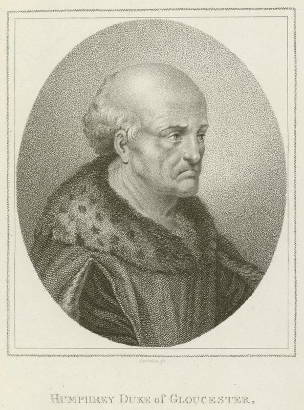 Humphrey, hertug af Gloucester (gravering) af English School