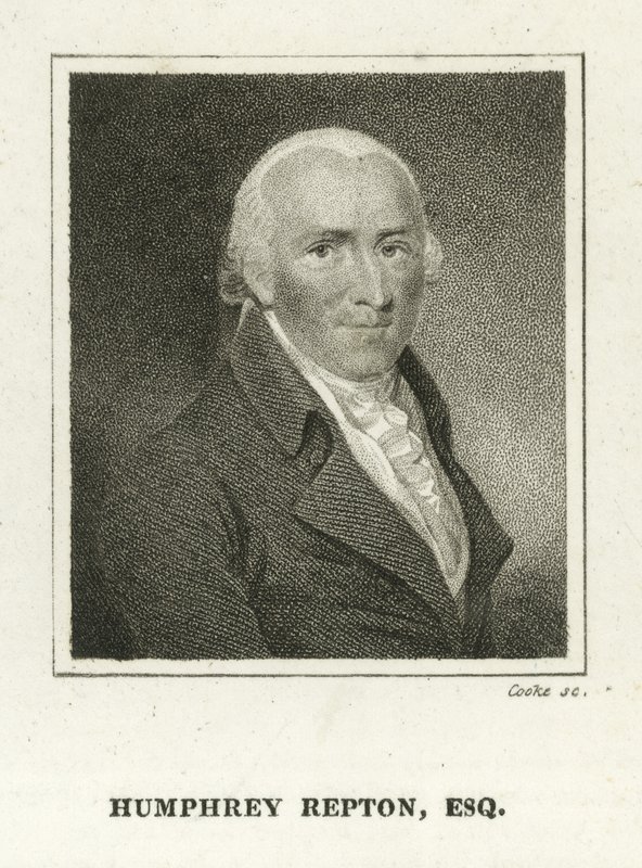 Humphrey Repton (gravering) af English School