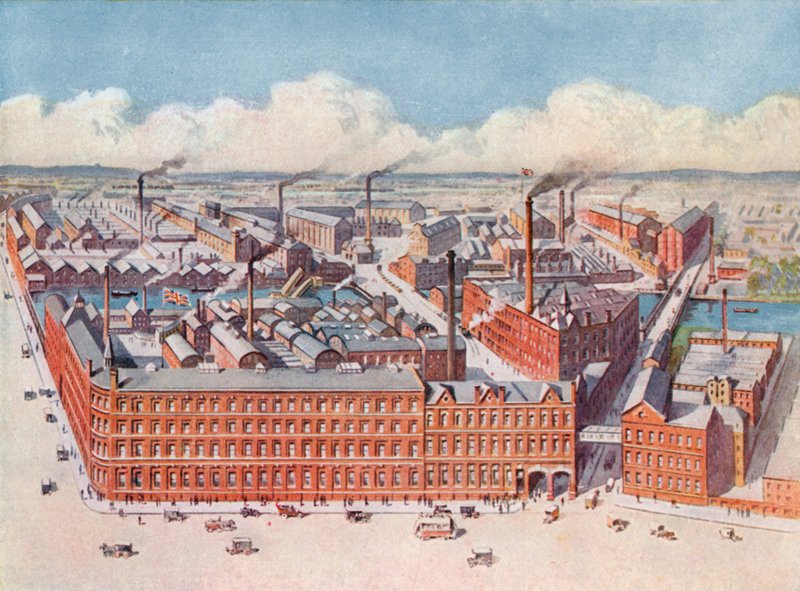 Huntley & Palmers Biscuit Manufactory, Reading, England af English School
