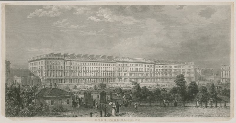 Hyde Park Gardens, London af English School