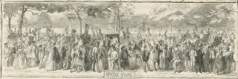 Hyde Park, London af English School