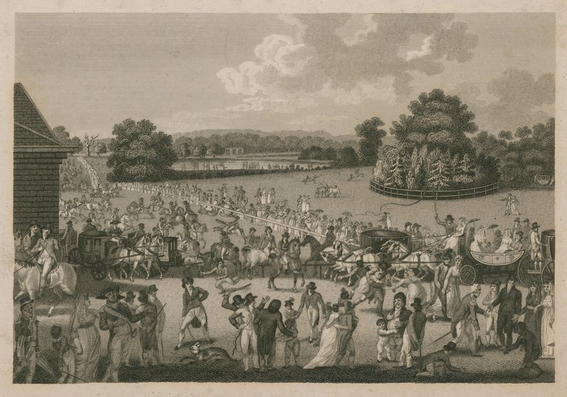 Hyde Park, London af English School