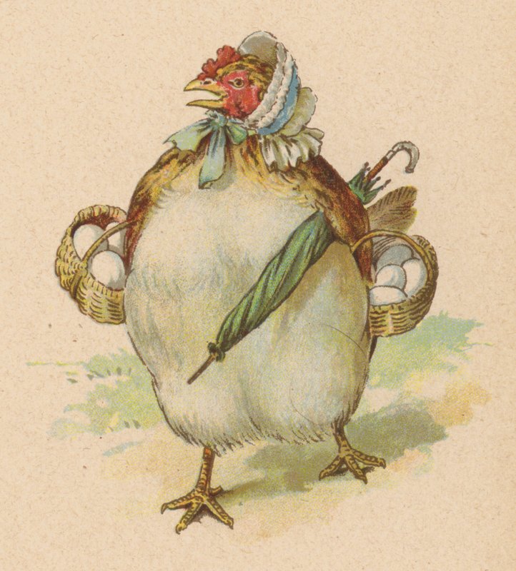 Jeg havde en lille høne, den smukkeste nogensinde set (chromolitho) af English School