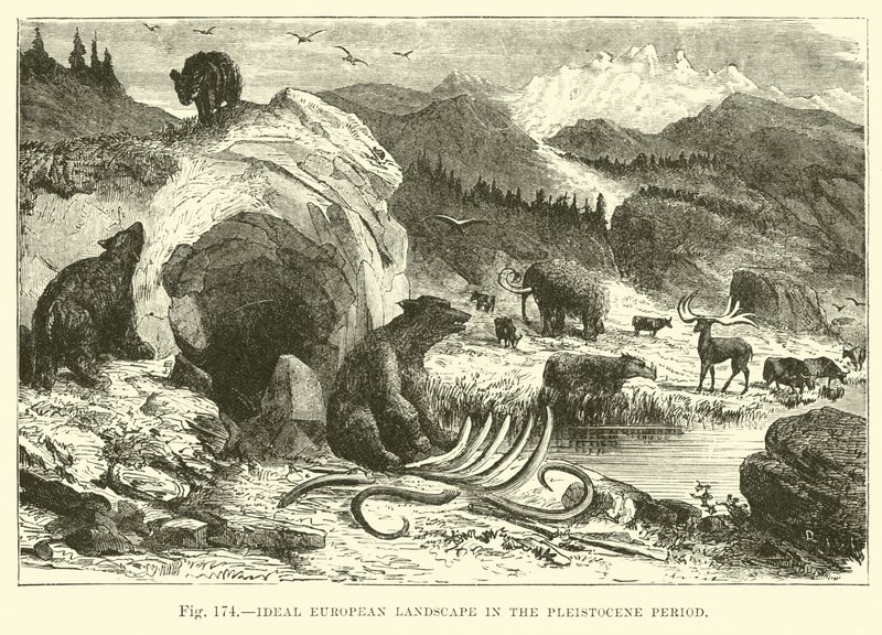 Ideal European Landscape in the Pleistocene Period  af English School