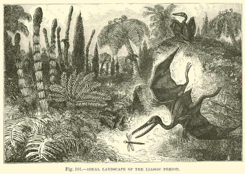 Ideal Landscape of the Liassic Period  af English School