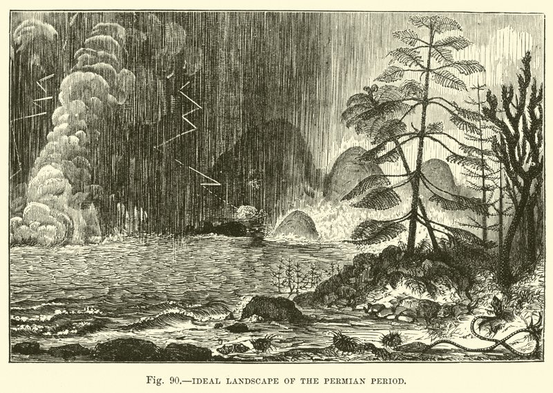 Ideal Landscape of the Permian Period  af English School