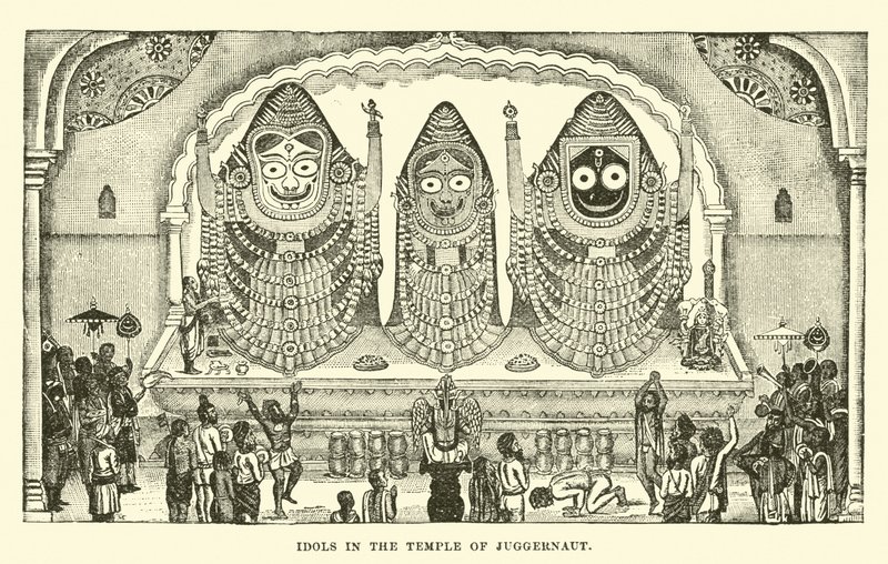 Idols in the Temple of Juggernaut  af English School