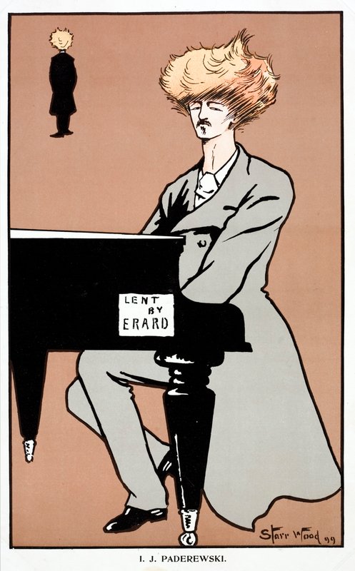 Ignacy Jan Paderewski, polsk pianist, komponist, politiker og uafhængighedsforkæmper af English School