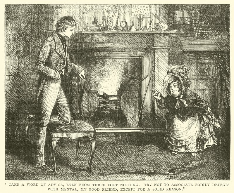 Illustration til David Copperfield (gravering) af English School