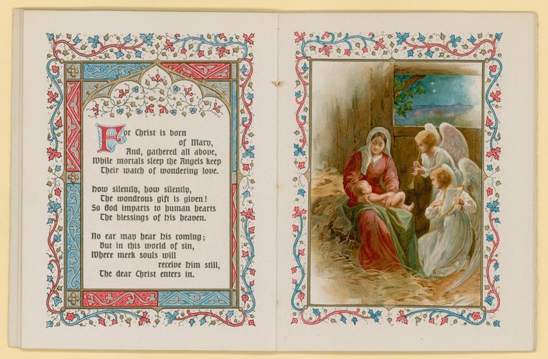 Illustration til O Little Town of Bethlehem af English School