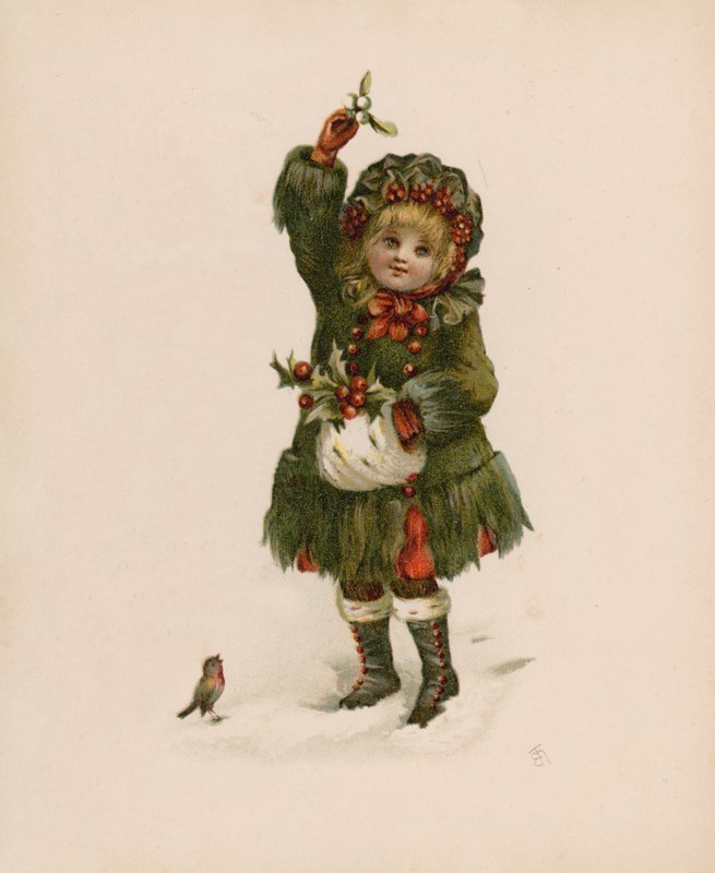 Illustration til The Language Of Flowers (chromolitho) af English School
