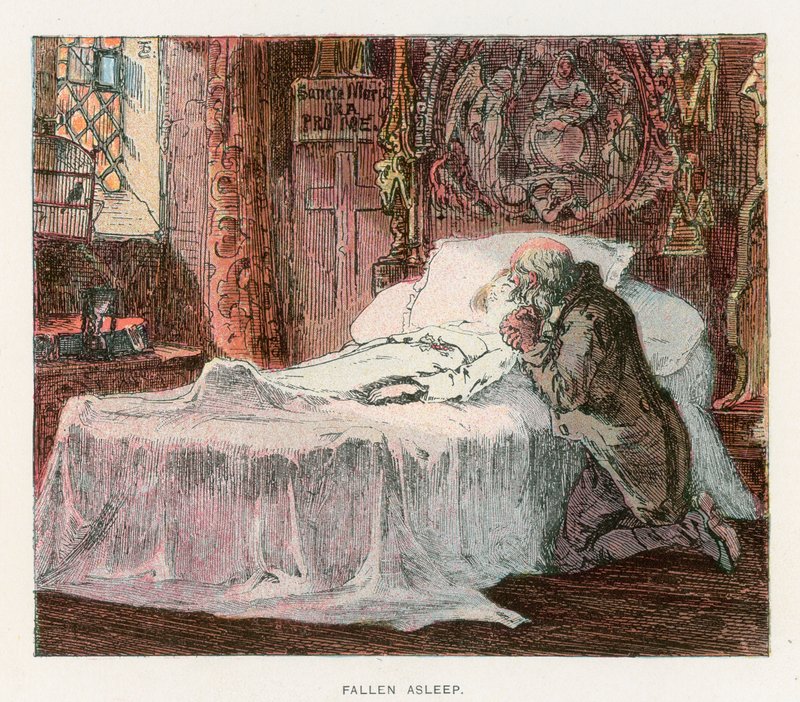Illustration til The Old Curiosity Shop af English School