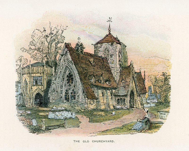 Illustration til The Old Curiosity Shop af English School