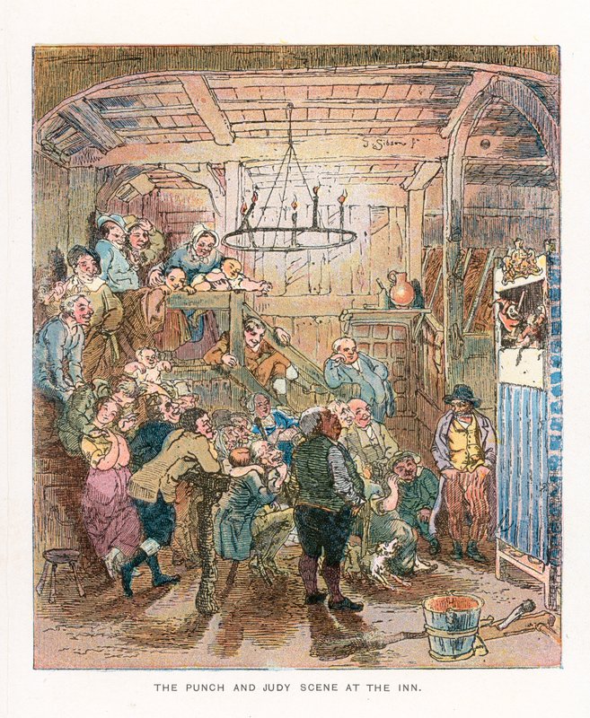 Illustration til The Old Curiosity Shop af English School