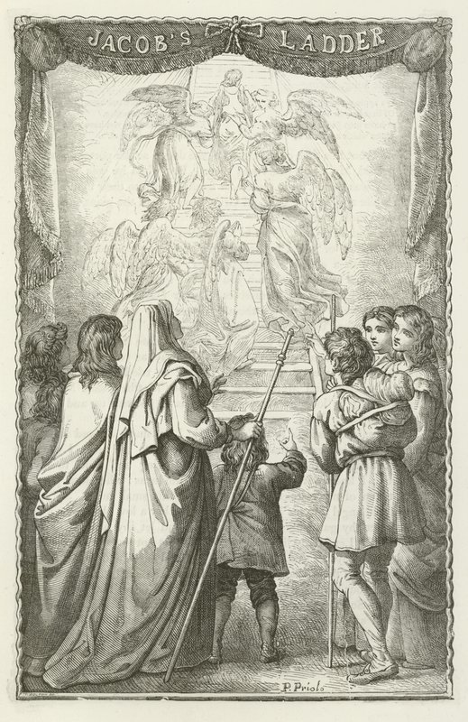 Illustration til The Pilgrims Progress af John Bunyan af English School