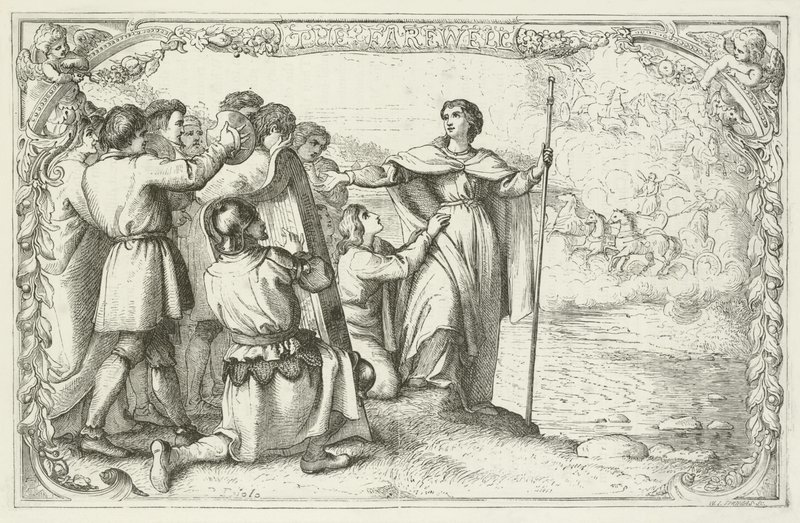 Illustration til The Pilgrims Progress af John Bunyan af English School
