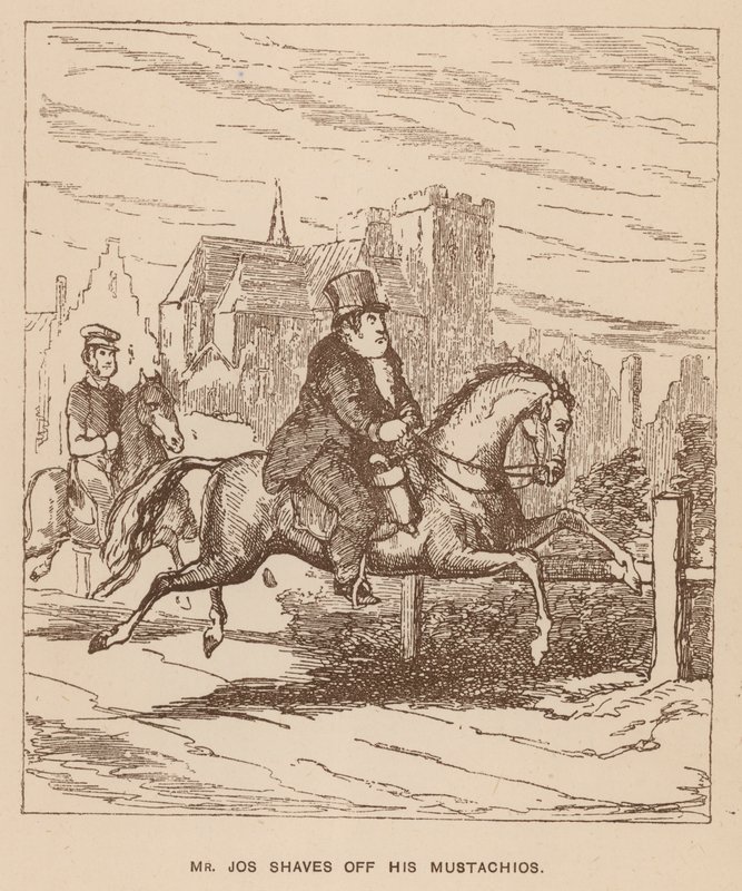Illustration til Vanity Fair af Thackeray af English School
