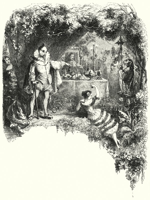 Illustration til balletten, Le Diable boiteux eller Djævelen på to pinde (gravering) af English School