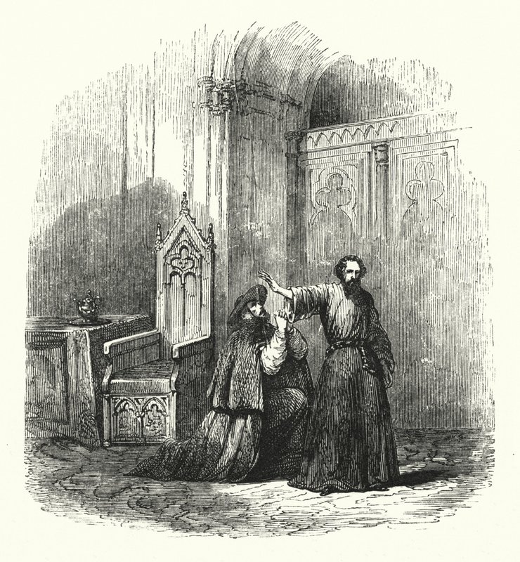 Illustration til operaen La Juive af Fromental Halevy (gravering) af English School