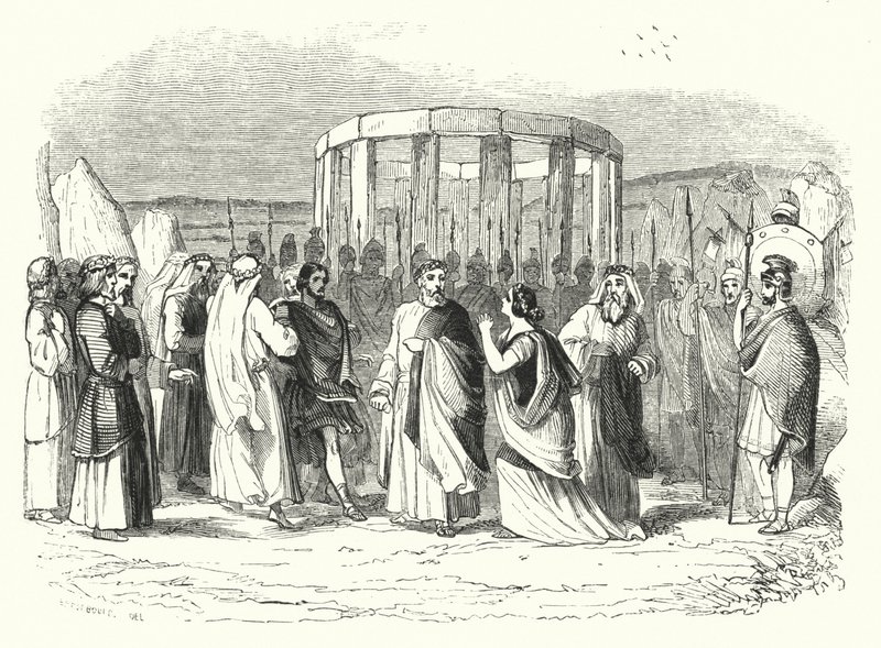 Illustration til operaen Norma, af Bellini (gravering) af English School