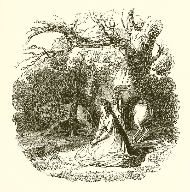 Illustration af Faery Queene af English School