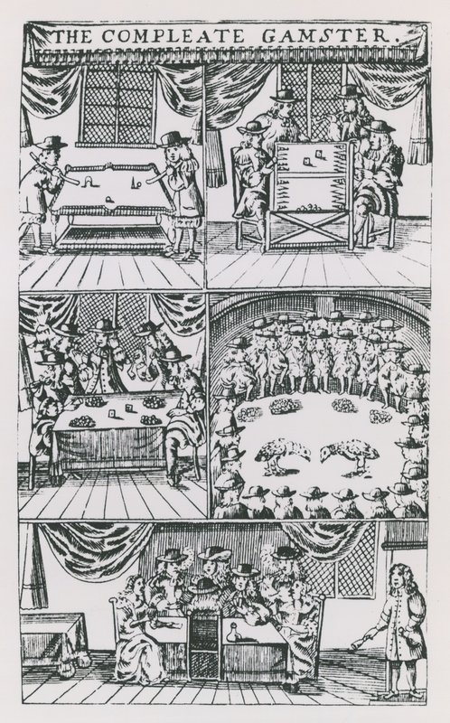 Illustrationer fra The Compleat Gamester af English School