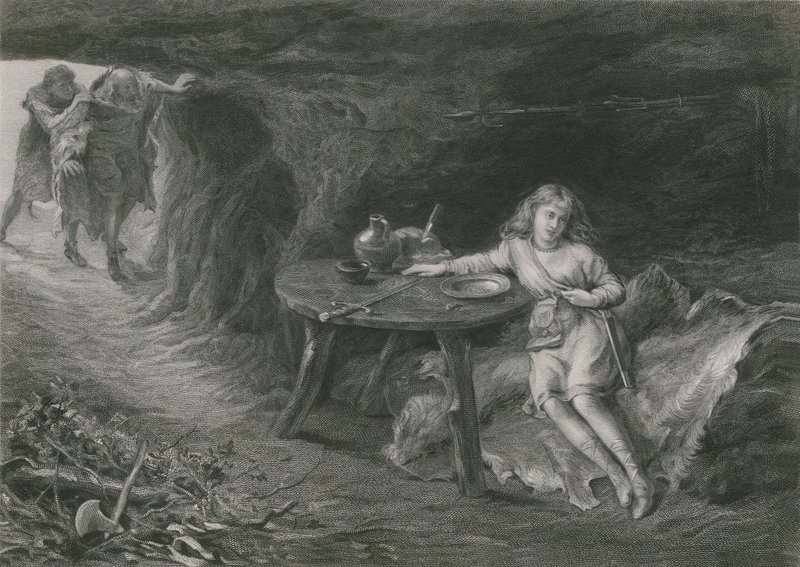 Imogen in the Cave, Cymbeline af English School