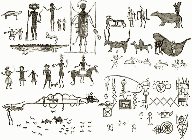 Indiske hieroglyffer af English School