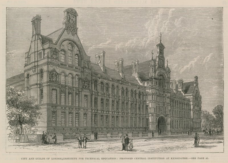 Institute for Technical Education, foreslået central institution i Kensington af English School