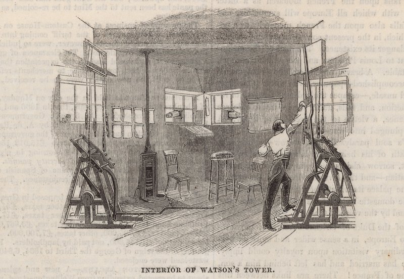 Interiør af Watsons Tower af English School