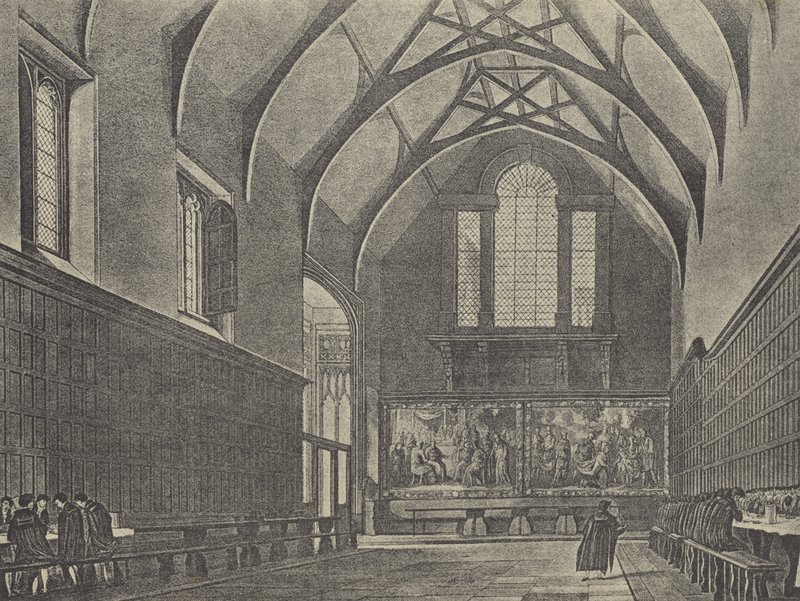 Salens indre, 1816 (dybtryk) af English School