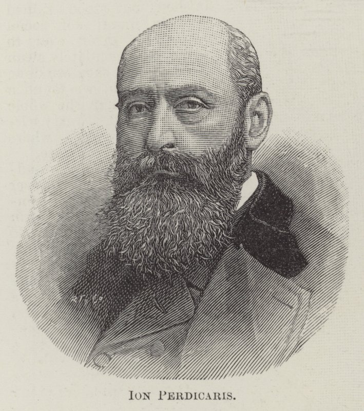 Ion Perdicaris (gravering) af English School