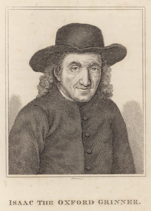 Isaac the Oxford Grinner af English School
