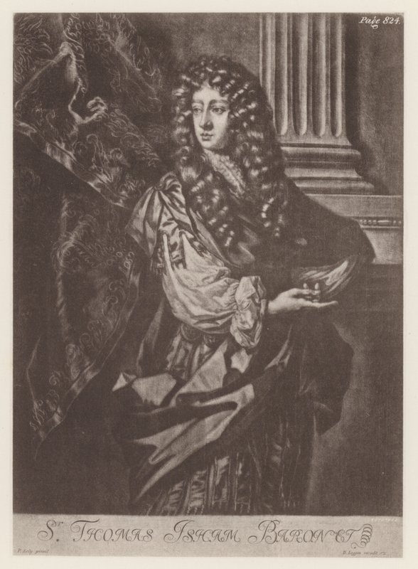 Isham, sir Thomas (litho) af English School