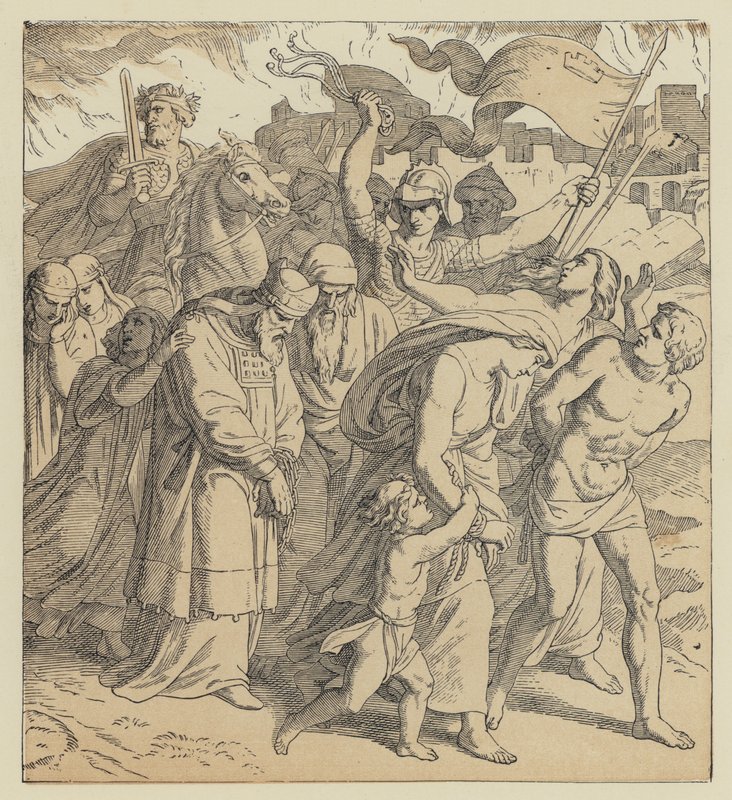 Israel i Babylon (gravering) af English School