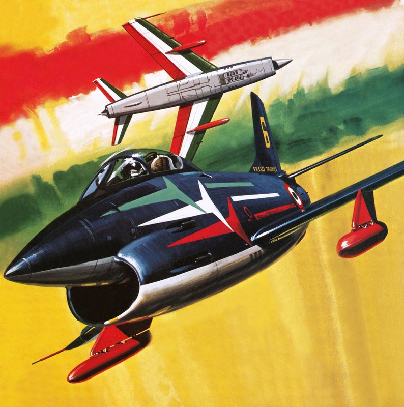 Italiensk kunstflyvningshold af English School