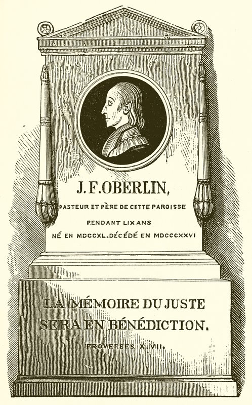 J. F. Oberlin-mindesmærke af English School