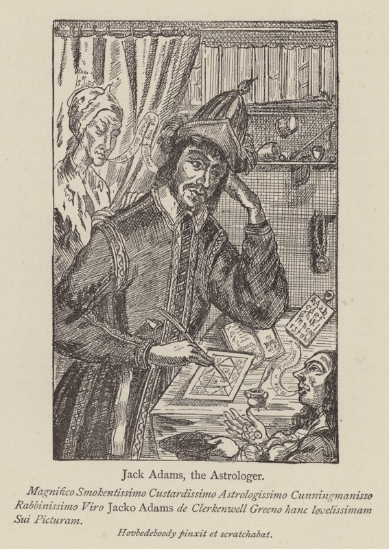 Jack Adams, astrologen (gravering) af English School