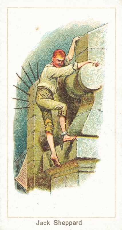 Jack Sheppard (chromolitho) af English School