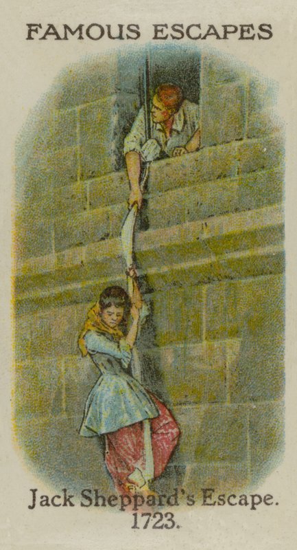 Jack Sheppards Escape, 1723 af English School