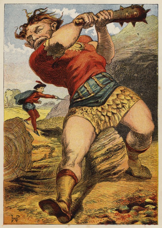 Jack the Giant Killer (Color Litho) af English School