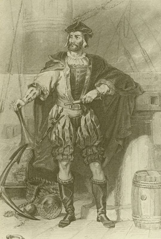 Jacques Cartier (1494-1557, fransk opdagelsesrejsende af English School