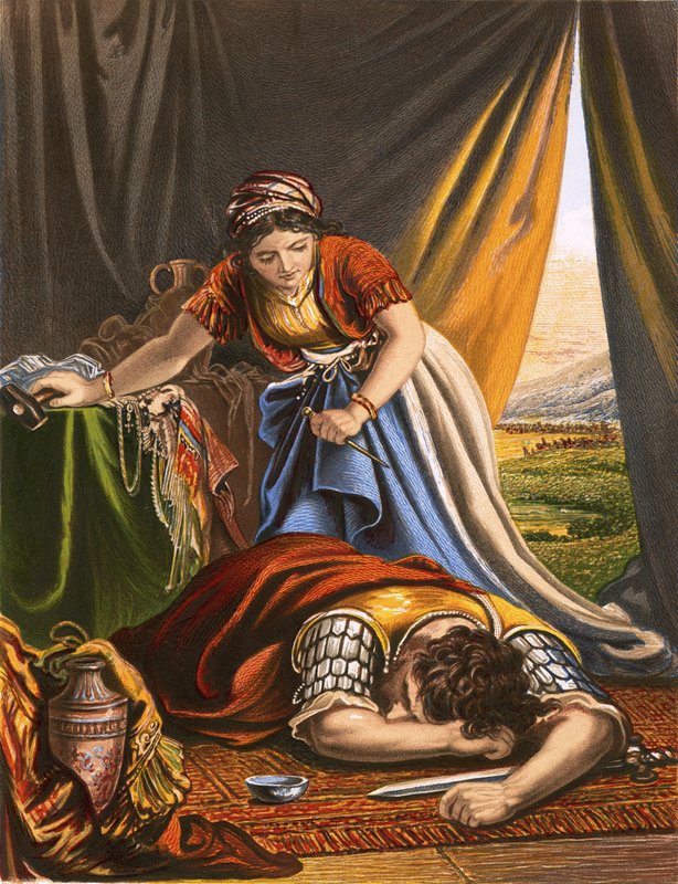 Jael og Sisera af English School