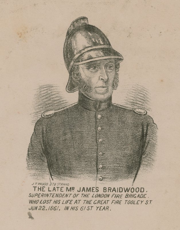 James Braidwood, Superintendent for London Fire Brigade af English School