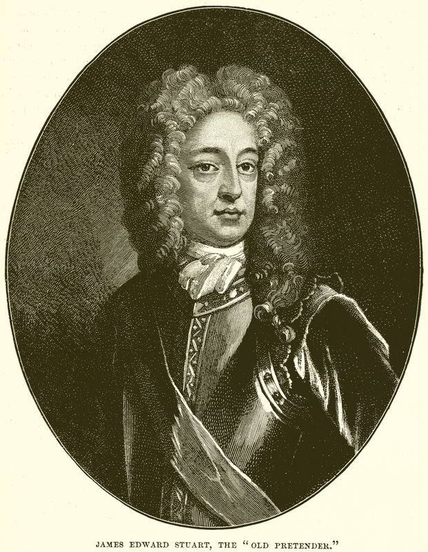 James Edward Stuart, den gamle prætender. af English School